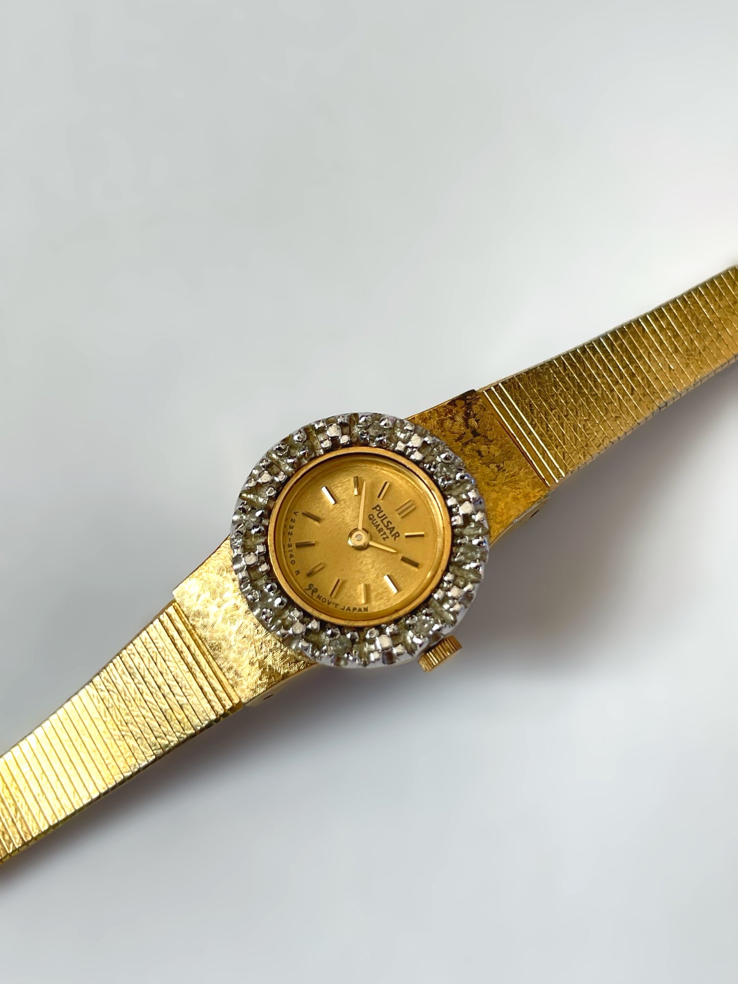 Gold Tone Pulsar Quartz Watch